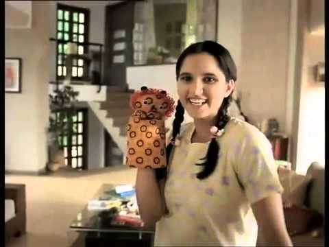 Sania Mirza in funny Indian commercial Classic Old Indain...