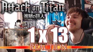 Attack on Titan: Season 1 - Episode 13 REACTION "ATLAS!"