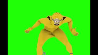 Minion dancing green screen meme