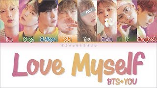 BTS (방탄소년단) — 'Answer : Love Myself' (8 Members ver.) (Color Coded Lyrics Han|Ro
