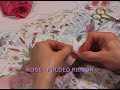Folded Ribbon Rose