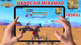 İpad Pro Handcam Mi̇ramar 83 Kill Gameplay Pubg Mobi̇le