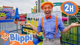 Fun Spot Orlando Theme Park! | Blippi | Kids Adventure & Exploration Videos | Moonbug Kids