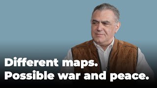 Different maps. Possible war and peace.