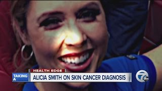 Alicia Smith's skin cancer diagnosis