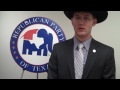 Justin Gil - Chairman of the Texas College Republicans w/ James Barnes of The Bexar Republican