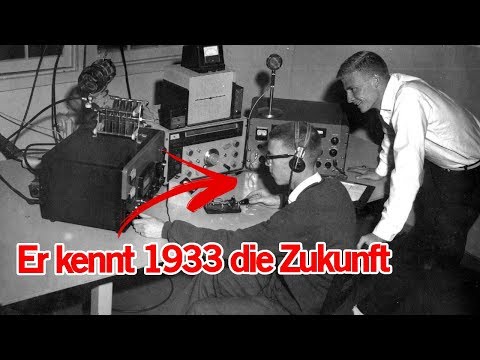 Dieser Mann sagte LIVE im Radio 1933 die heutige Zukunft voraus - Zeitreisender? | MythenAkte