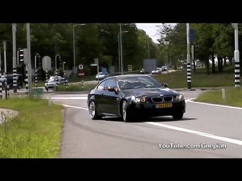 BMW E92 M3 Drifting burnout 240km h more