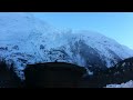 Avalanche control near Stewart British Columbia
