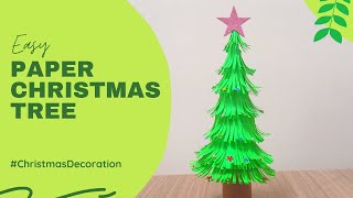 Paper Christmas Tree - How to make DIY X-Mas Tree