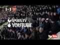 Spurs 2-1 Arsenal - Kane's winning goal crowd celebrations