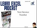 Learn Excel 2010 - "Next Invoice Number": Podcast #1505