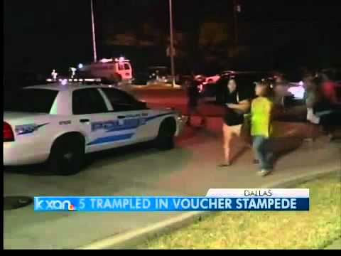 A handful of people were trampled in Dallas, including a pregnant woman, ... A handful of people were trampled in Dallas, including a pregnant woman, ...