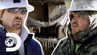 Low Temperatures Freeze Gold Mining Machinery | Gold Rush: Dave Turin's Lost Mines