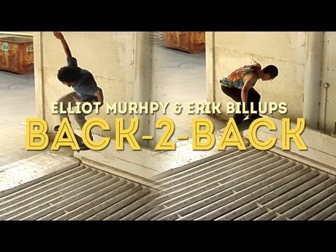 Death Trap Switch Ollie and BS 180 - Erik Billups and Elliot Murphy | Back-2-Back