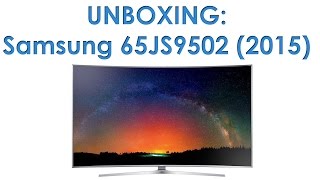 01. Samsung JS9502 (JS9500) Ultra HD TV unboxing