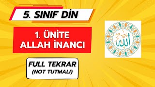 Allah İnanci 1. Üni̇te Full Tekrar 5. Sinif Di̇n Kültürü