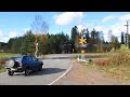 Intercity Ic 873? passed HONKALA (Km. 0217+0861) level crossing in Valkeala, Finland