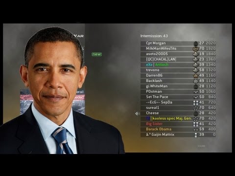 Barack Obama plays Modern Warfare 2 (MW2) - PFpVG Episode 1