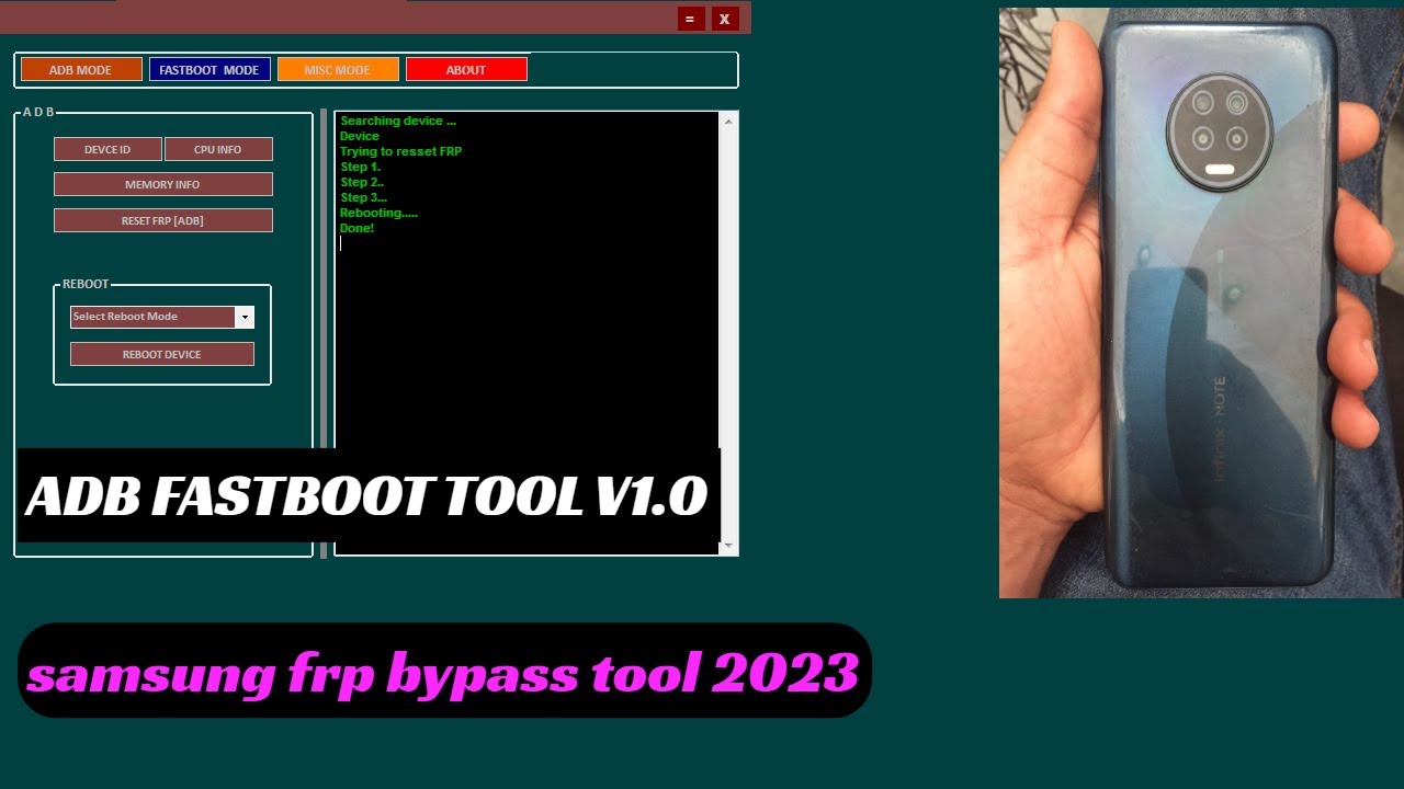 SAMSUNG ONE CLICK FRP TOOL V1.0 | SAMSUNG FRP ENABLE ADB SAMSUNG ONE CLICK FRP TOOL V1.0 | SAMSUNG FRP ENABLE ADB