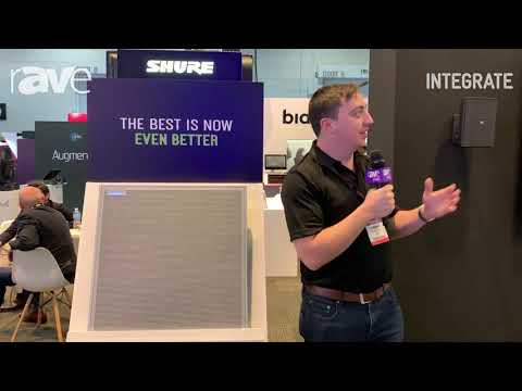 Integrate 2019: Shure Shows Off MXA910 Ceiling Array Microphone With Intellimix on the Jands Stand