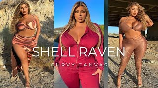 Shell Mendez Aka Shell Raven | American Fashion Nova Curve Model | Instagram Celebrity | Wiki Info