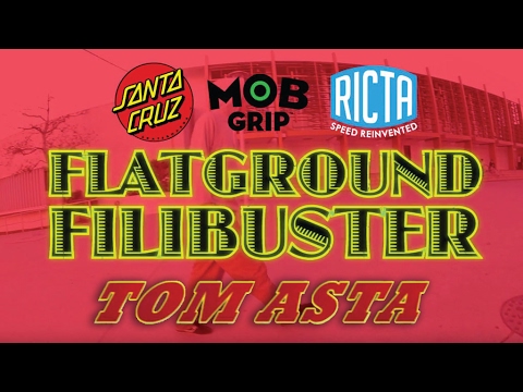 Watch what happens when Tom Asta gets one try to do as many flatground tricks as possible!