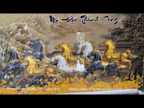 Tranh phong thủy Mã Đáo Thành Công đẹp nhất 2021