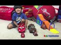 GIANT Lightning McQueen Egg Surprise with 100+ Disney Cars Toys