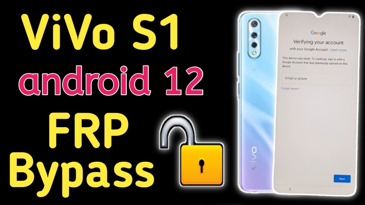 ViVO S1 Android 12 FRP Bypass 2023 | Vivo 1907_19 Google ViVO S1 Android 12 FRP Bypass 2023 | Vivo 1907_19 Google