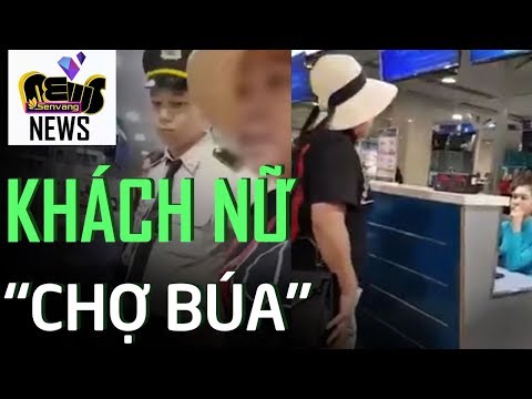 Xôn xao clip nữ hành khách tuyên bố chạy 5 triệu Facebook cho nhân viên sân bay ế chồng