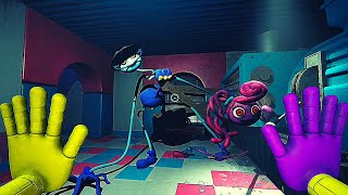 Mommy Long Legs And Daddy Long Legs In A Meat Grinder - Poppy Playtime Chapter 2