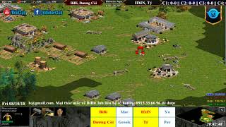 AoE 22 Random BiBi, Dương Còi vs HMN, Tý Ngày 10-08-2018