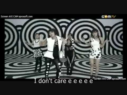 I Dont Care by 2NE1 (w/subtitles)
