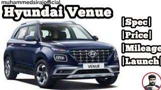 Hyundai Venue- SUV with blue link Review|Test-drive|Launch|Price|Specs|Mileage|