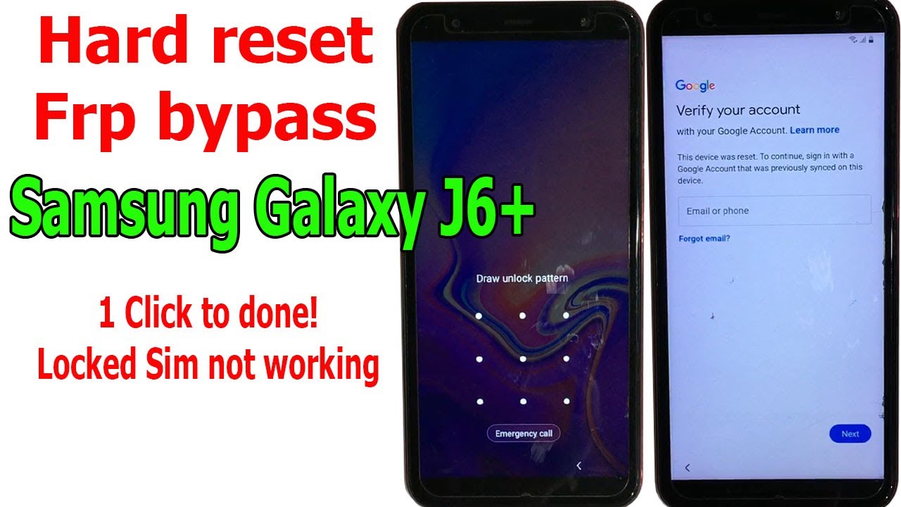 How to Hard reset/FRP Bypass Samsung Galaxy J6+ Android How to Hard reset/FRP Bypass Samsung Galaxy J6+ Android