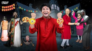 Granny Ka Raksha Bandhan गरन Every Rakhi Ever - Horror Game Granny - Slendrina Mohak Meet
