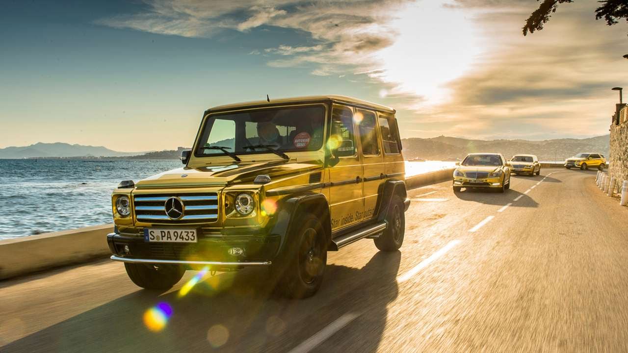 Гелендваген золотой