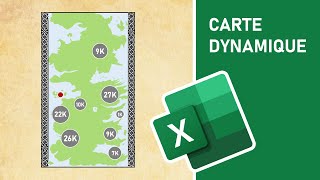 Tableaux de bord Excel 2 - Les cartes dynamiques
