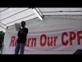 #ReturnOurCPF Stop increasing minimum sum: Mr Chee Soon Juan's message by Mr Ariffin Sha