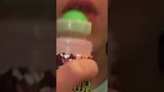 Trying Slime Licker Black Cherry