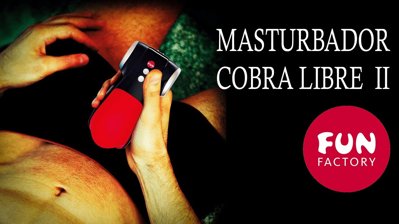 Роскошный мастурбатор для Мужчин Fun Factory Cobra Libre черно-красный