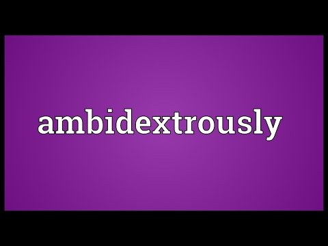 Header of ambidextrously