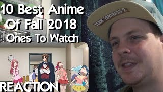 10 Best Anime of Fall 2018 - Ones to Watch REACTION