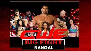 Cwe Big Fight The Great Khali Cricket Ground Nangal Punjab