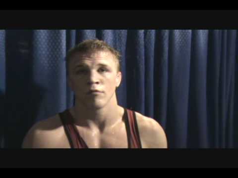 Andrew Howe Wisconsin interview following firstround win at NCAA 