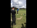 Tiger Woods on the range