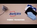 Avery Fabric Transfers for creative projects at home