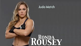 Women's Judo: Sr Nationals 2005 Ronda Rousey Holddown Ippon