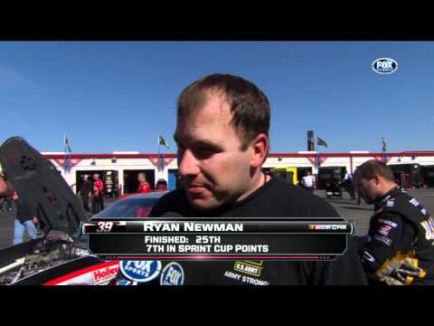 2011 Spring Talladega NASCAR race Ryan Newman saves and interview